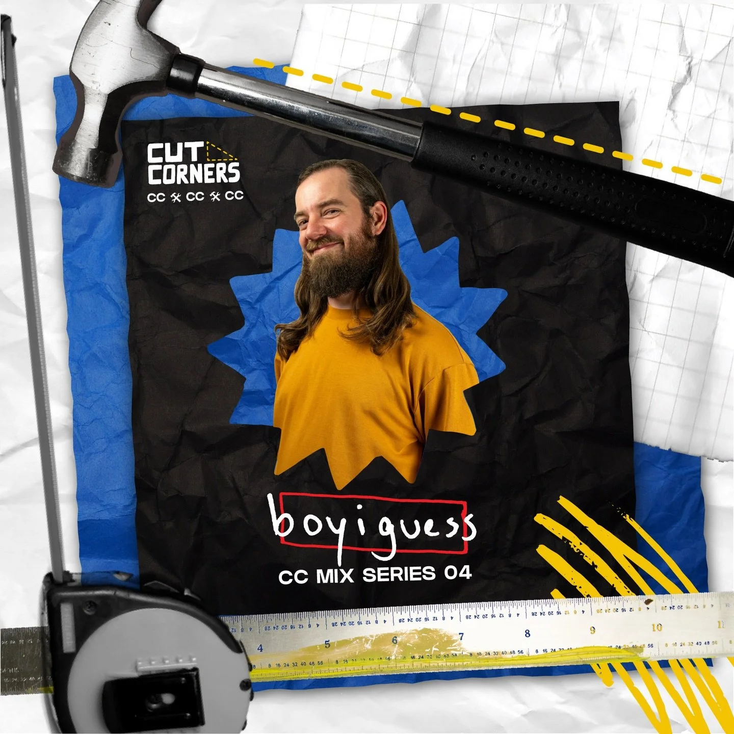 The debut mix of Cut Corners resident boyiguess wastes no time distilling their vocal-forward influences into an adventurous listen. Visit the Cut Corners SoundCloud to enjoy in full 🟧☁️

This musical offering serves as an upstream glimpse of things