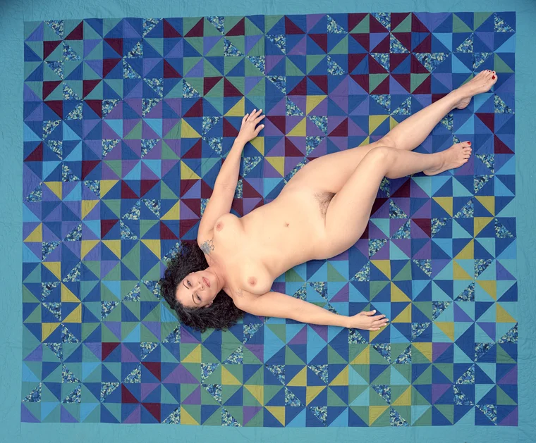 Odalisque #5: Erica on Broken Dishes, 2015