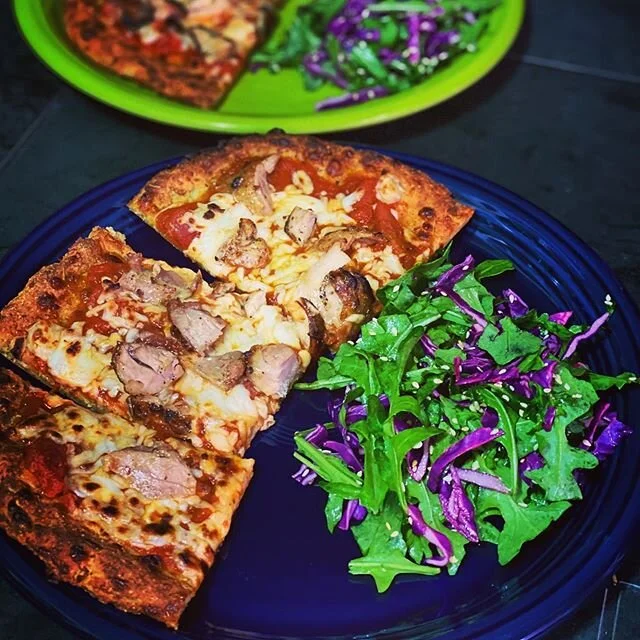 Just turned a cauliflower into a pizza 🤗