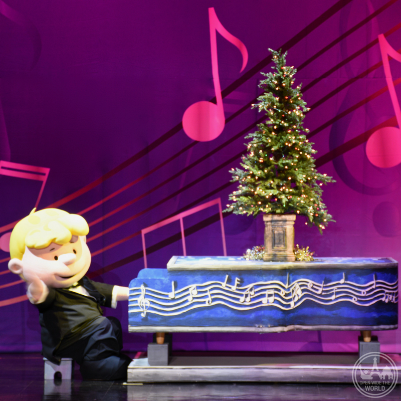 It's just not Christmas without the Peanuts gang! Schroeder and his toy piano at WinterFest at Worlds of Fun -from Open Wide the World