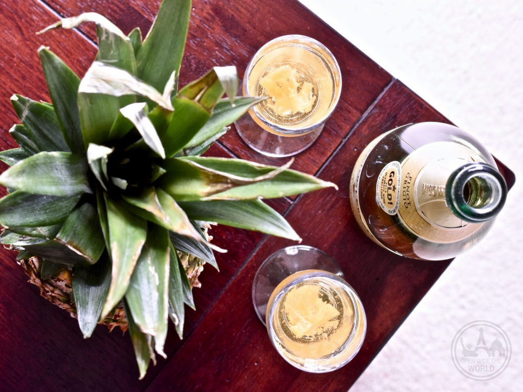 Argentina’s anana fizz. If you find yourself at home this holiday season, bring the world travel spirit to you —with five more festive Christmas cocktail recipes from around the world. Grab a shaker and join the Christmas cocktails holiday party! #cocktails #openwidetheworld
