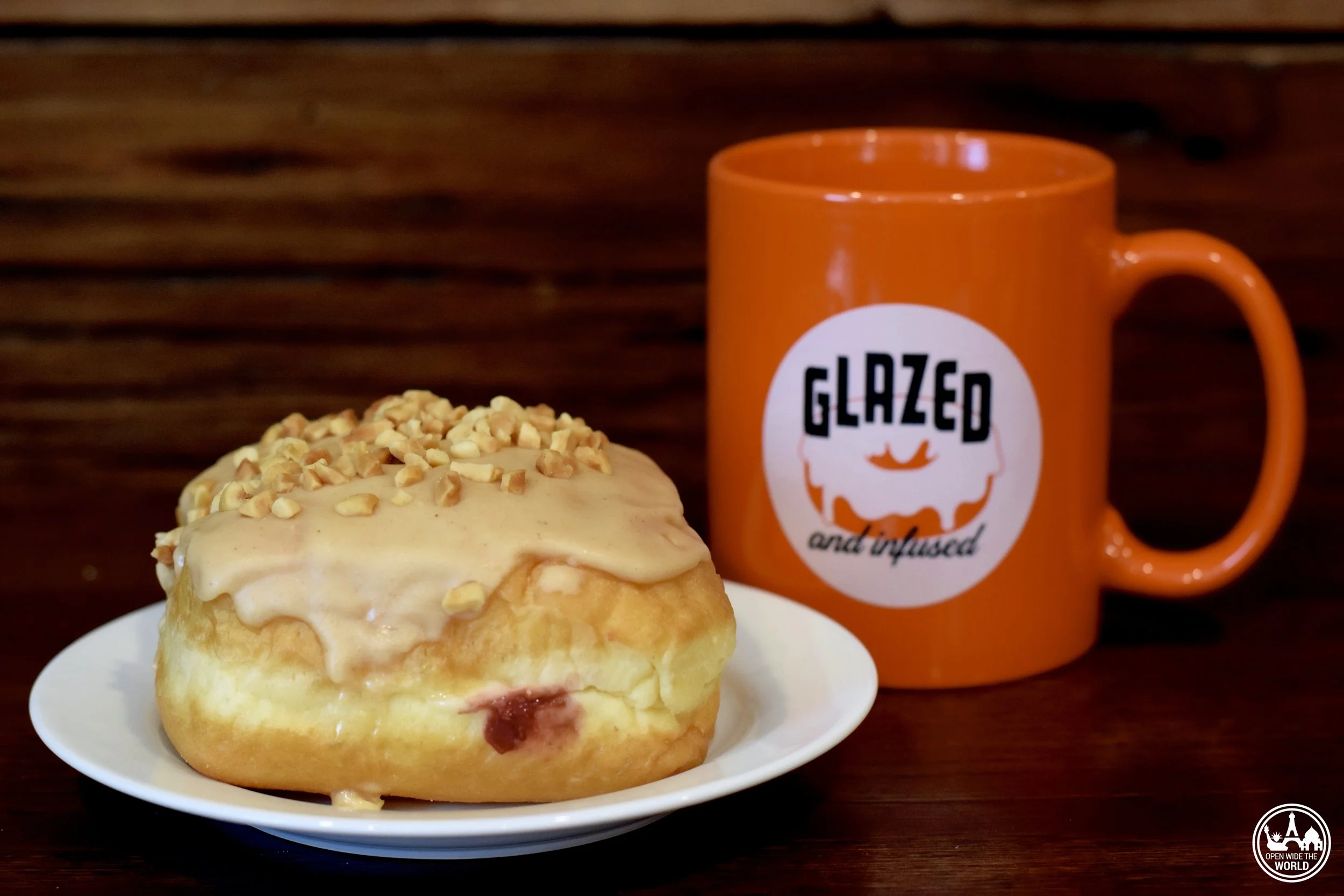 PB&J donut from the former Glazed & Infused