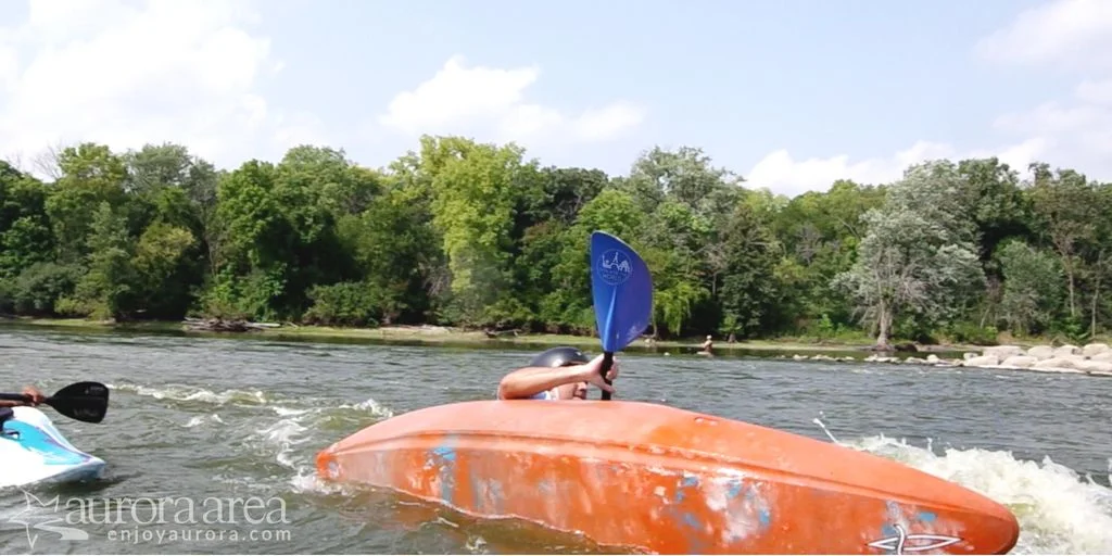Capsizing can take a lot out of you, physically and mentally. But like many challenges, it leads to progress! (Photo: James Cardis, Aurora Area CVB)