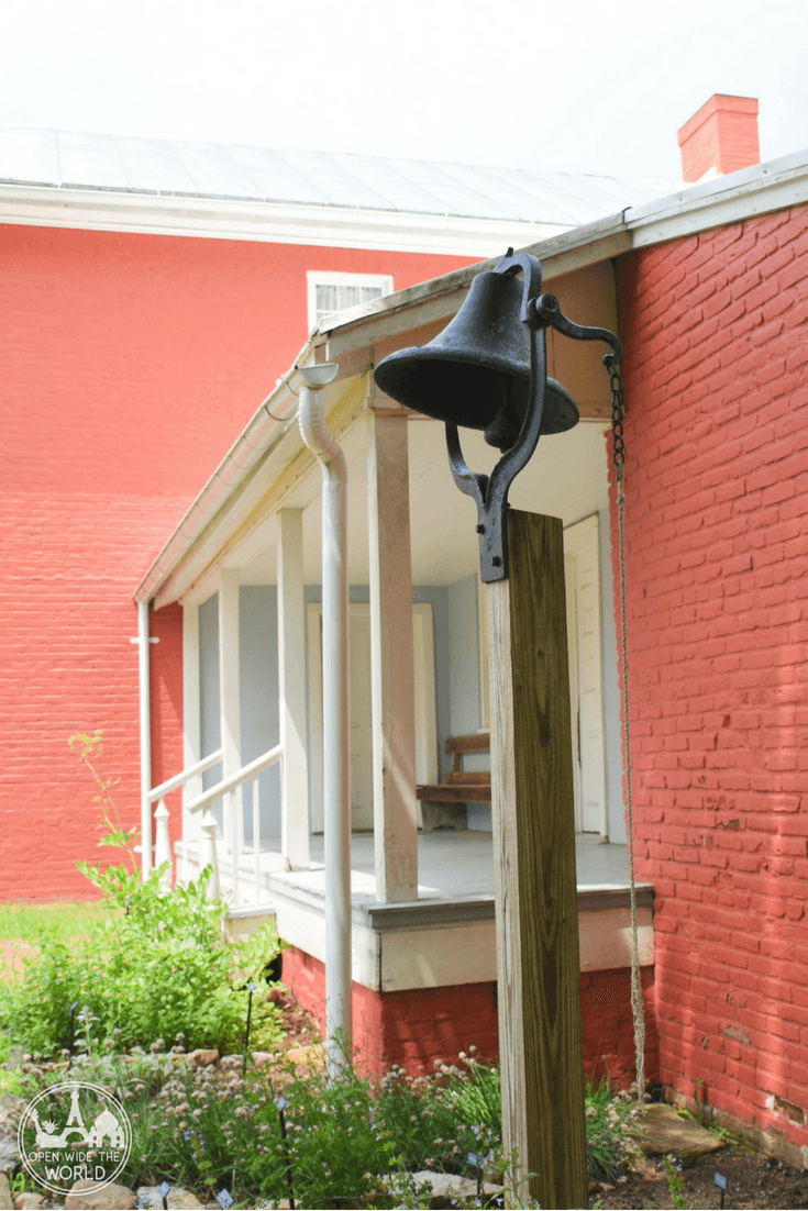Installing a backyard bell meant that Catharine Coffin could easily notify Levi of trouble, even if he were at work in his mercantile or mill.