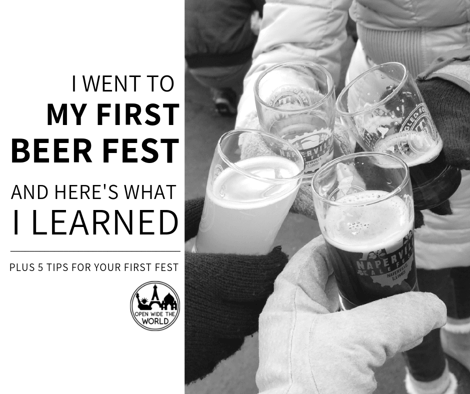 Beer fests are a lot of fun! But they can easily become a missed opportunity -or worse- without a little forethought. Check out what we learned and be ready to make the most of your next beer fest! #beerfest #openwidetheworld
