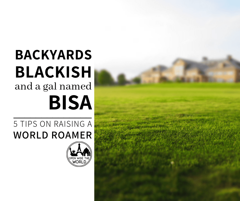 Backyards, Blackish, and a Gal Named Bisa: 5 Tips on Raising a World Roamer