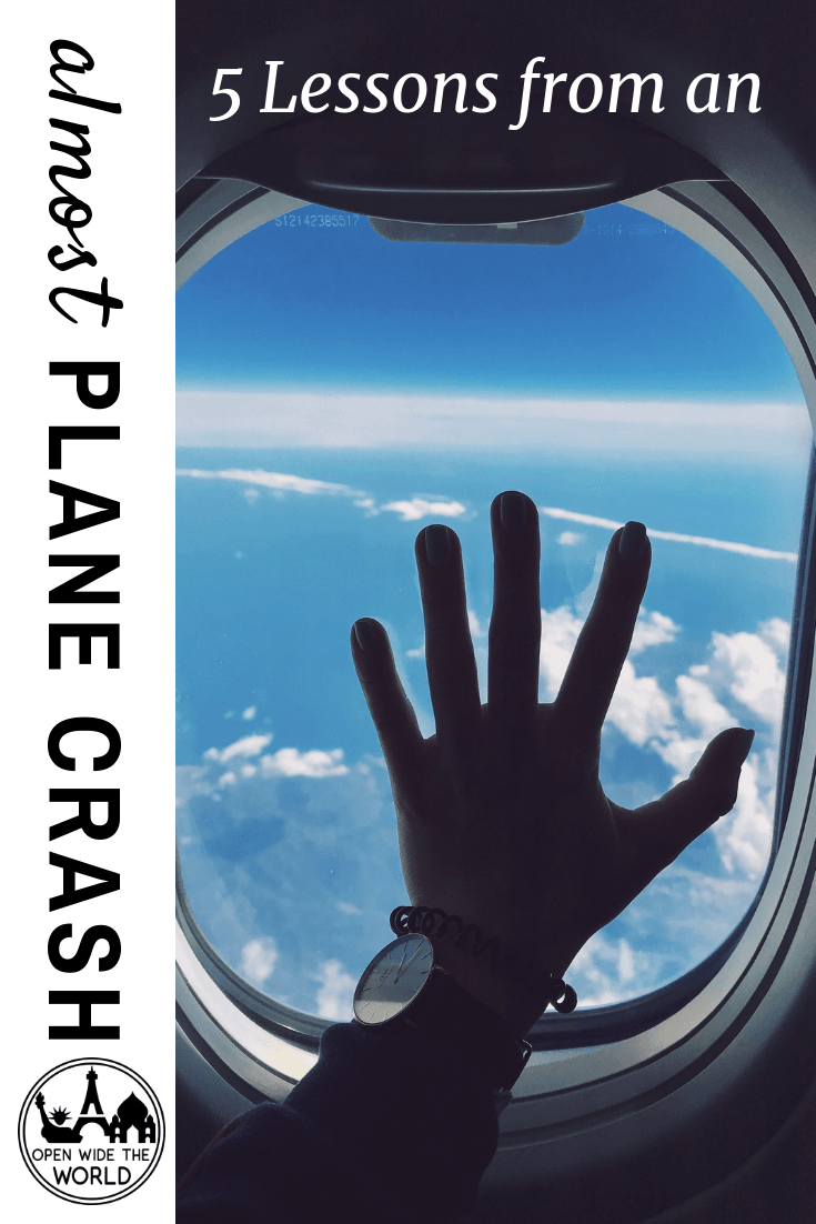Modern air travel can feel full of frustrations. Sometimes all it takes is a brush with death to put things into perspective. Check out 5 things I learned when it was all about to come to an end. #planecrash #openwidetheworld