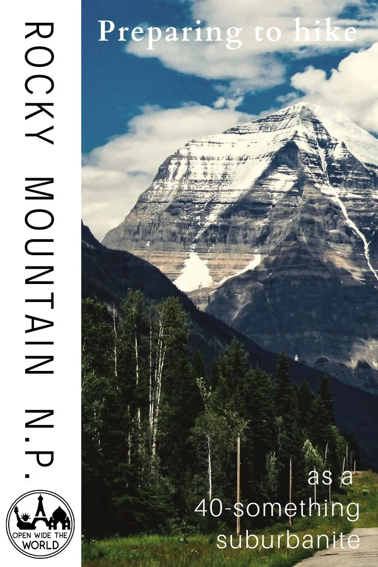 A decade away from mountains, I suddenly find myself needing to get in shape for hiking again. Follow along as I train to hike Rocky Mountain National Park. Get inspired to prepare for your next hike, too! #hiking #openwidetheworld