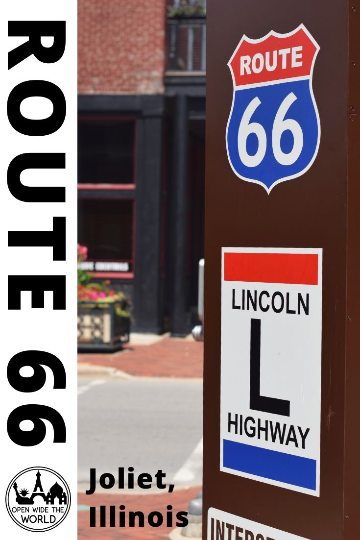 Featuring photo props, food stops, and educational opps, Joliet is a great first stop heading west on Route 66! #route66 #openwidetheworld