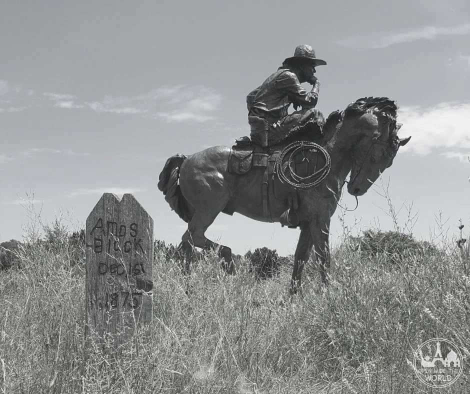 Boot Hill Cemetery in Ogallala, Nebraska. Ogallala was Nebraska’s most deadly cowtown, with more fatal shootouts than any other Nebraska city.