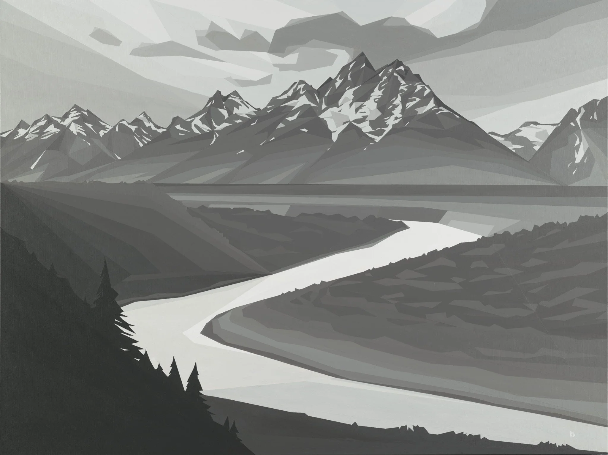 The Tetons and the Snake River