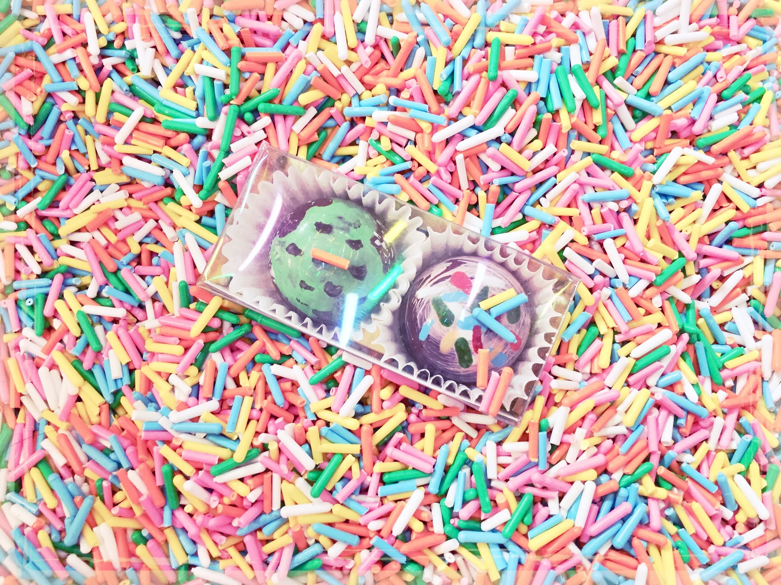 Sprinkle pool at the Museum of Ice Cream .