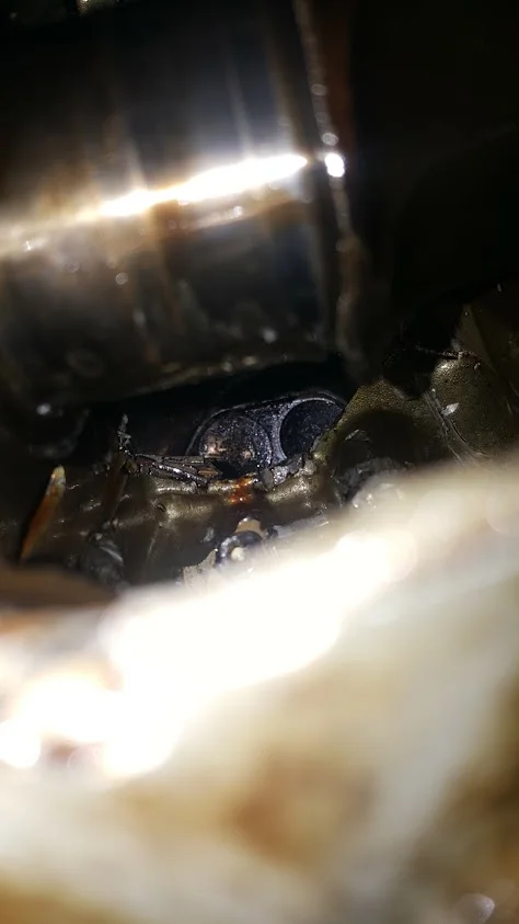 Something tells me I shouldn’t be able to see the valves from the bottom of the car.
