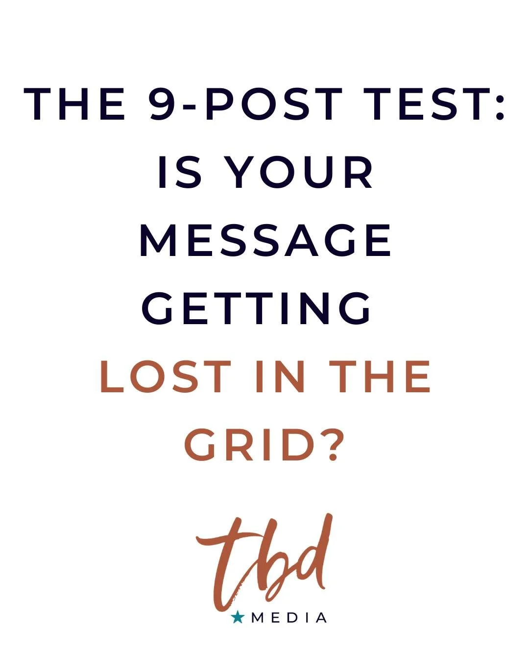 One quick social audit tip: go look at your last 9 posts.
Can you tell what your business does from them? Can you tell who it's for?
If not, your content strategy needs a reset... not just better photos.
Ready to take the leap for personalized market
