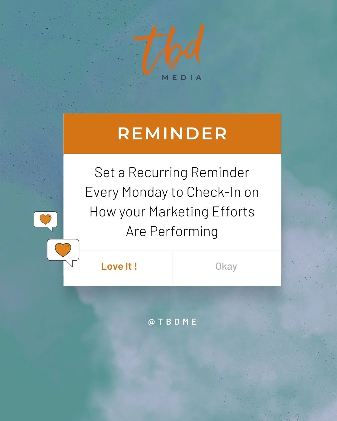Set a recurring calendar reminder for the first Monday of every month.
What to review:
✅ Leads generated
✅ Traffic driven
✅ Revenue attributed
Ask yourself:

What worked? What didn't?
What needs to be adjusted?

Social media results don't appear afte