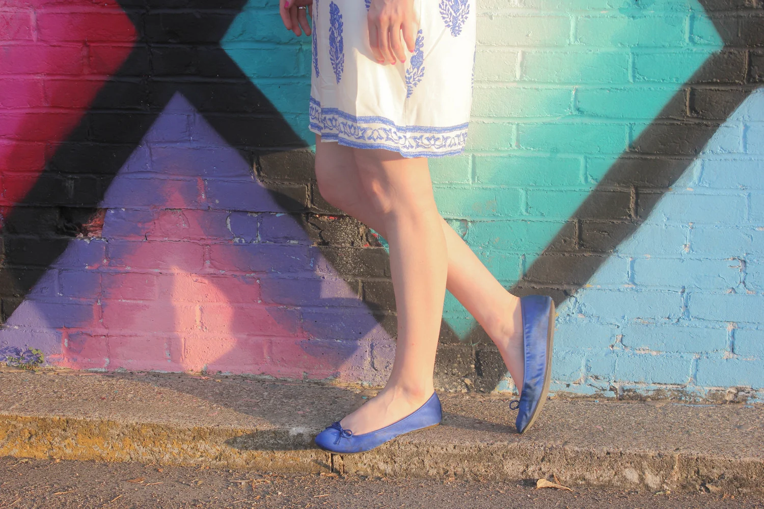 Blue and White Floral Dress | Southern Elle Style | Dallas Fashion Blogger