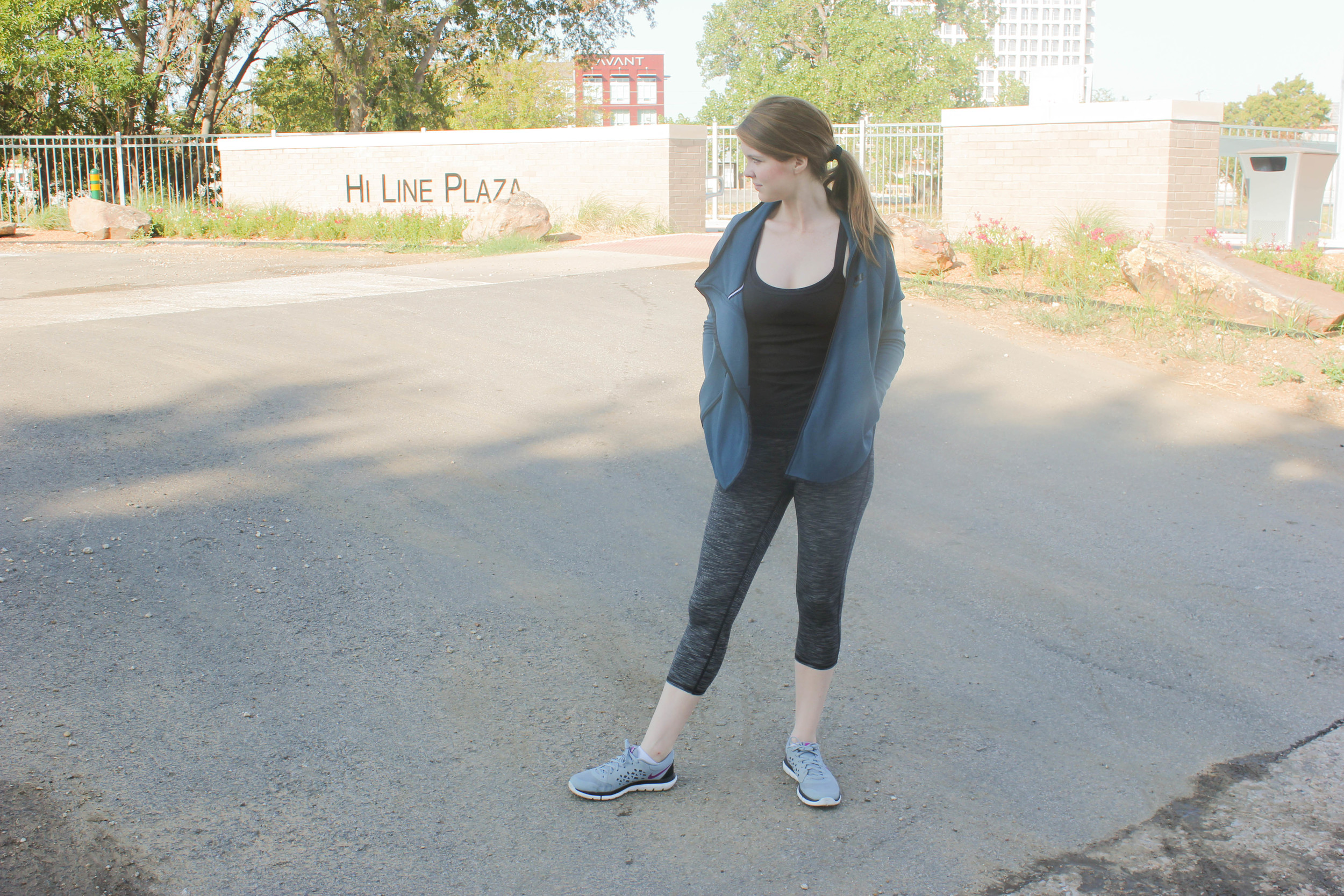Nike Jacket, Athleta Tights | Southern Elle Style | Dallas Fashion Blogger