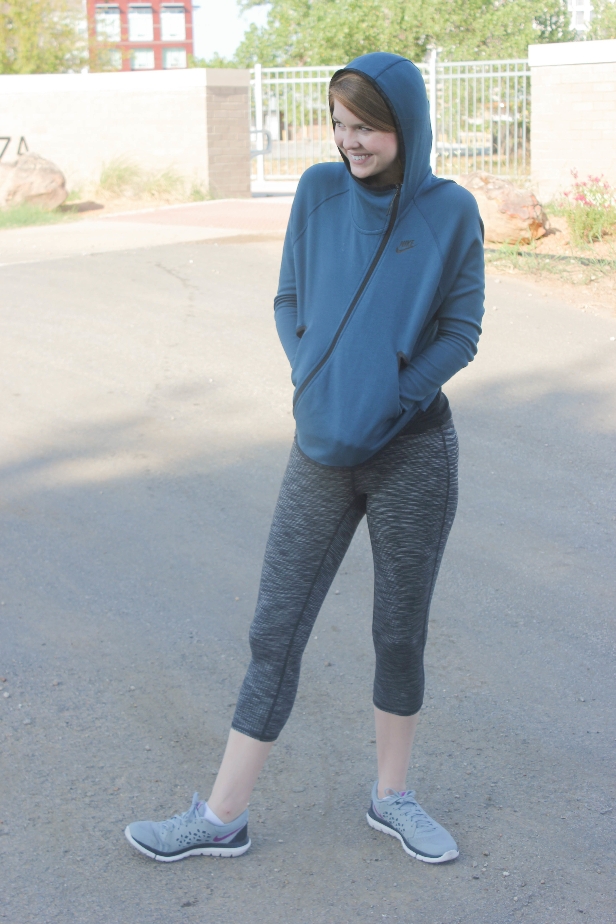 Nike Jacket, Athleta Tights | Southern Elle Style | Dallas Fashion Blogger