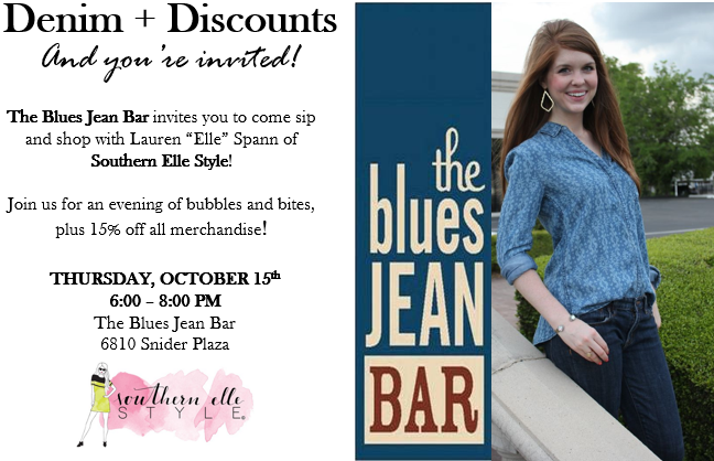 The Blues Jean Bar + Southern Elle Style