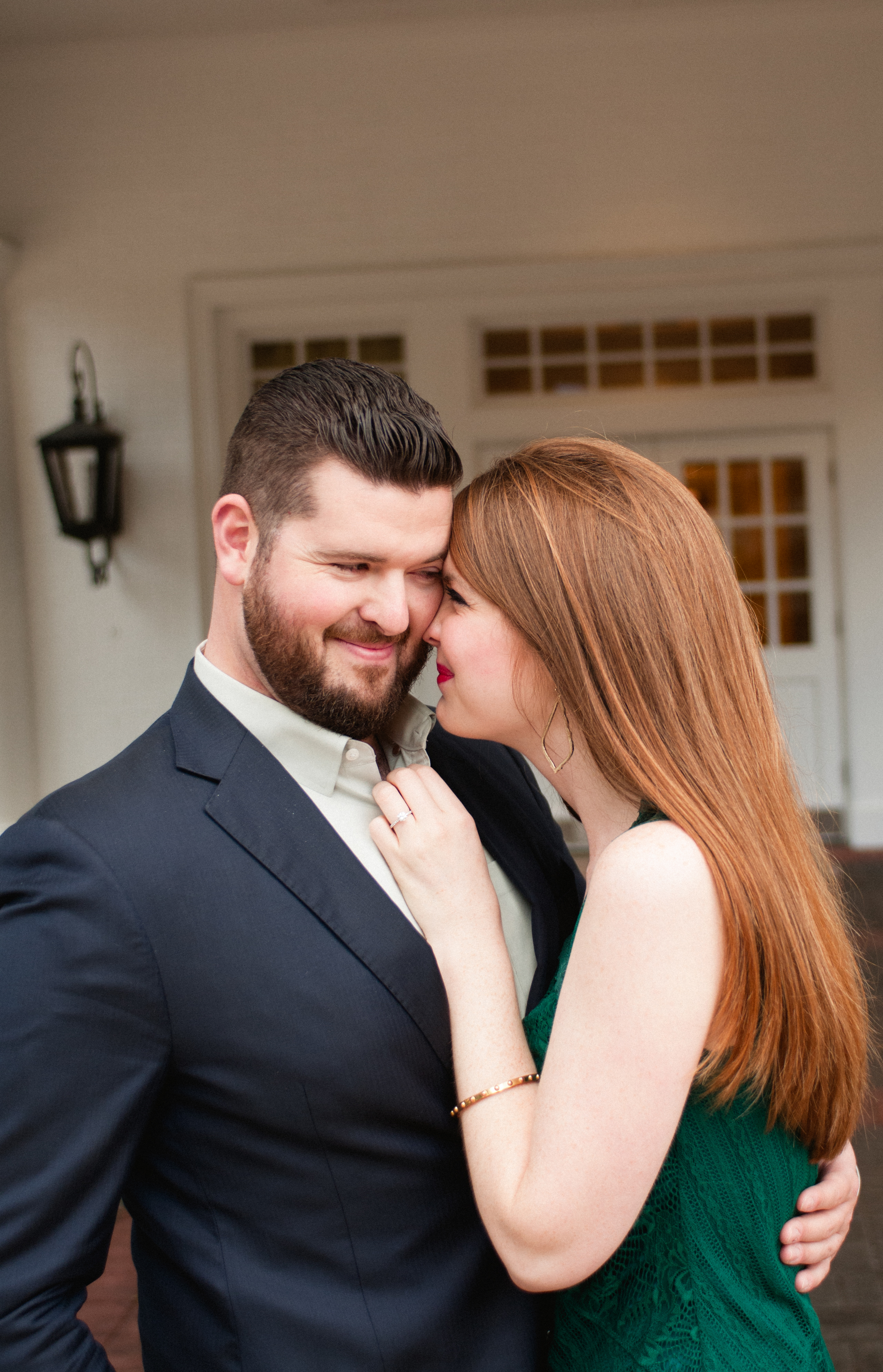 christmas pictures, christmas engagements, gentle fawn dress, engagement pictures, dallas