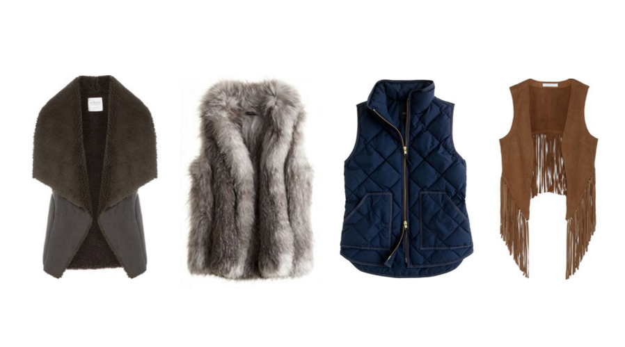 vests, the texas jacket, shearling vest, faux fur vest, quilted vest, fringe vest