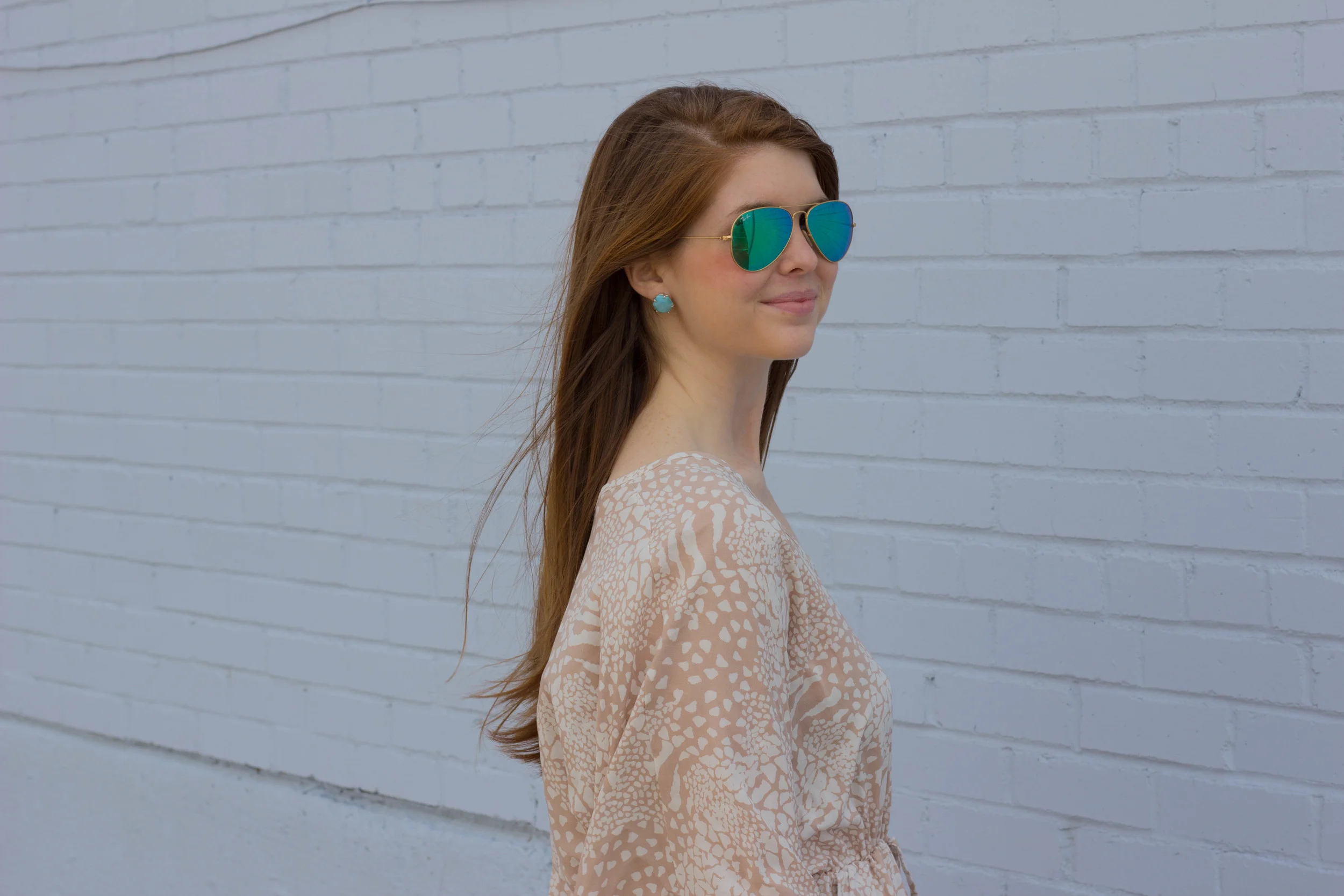 shopriffraff safari romper, larimar jewelry earrings, dominican republic, seychelles wedges, mirrored colored raybans, kiel james patrick bow bracelet