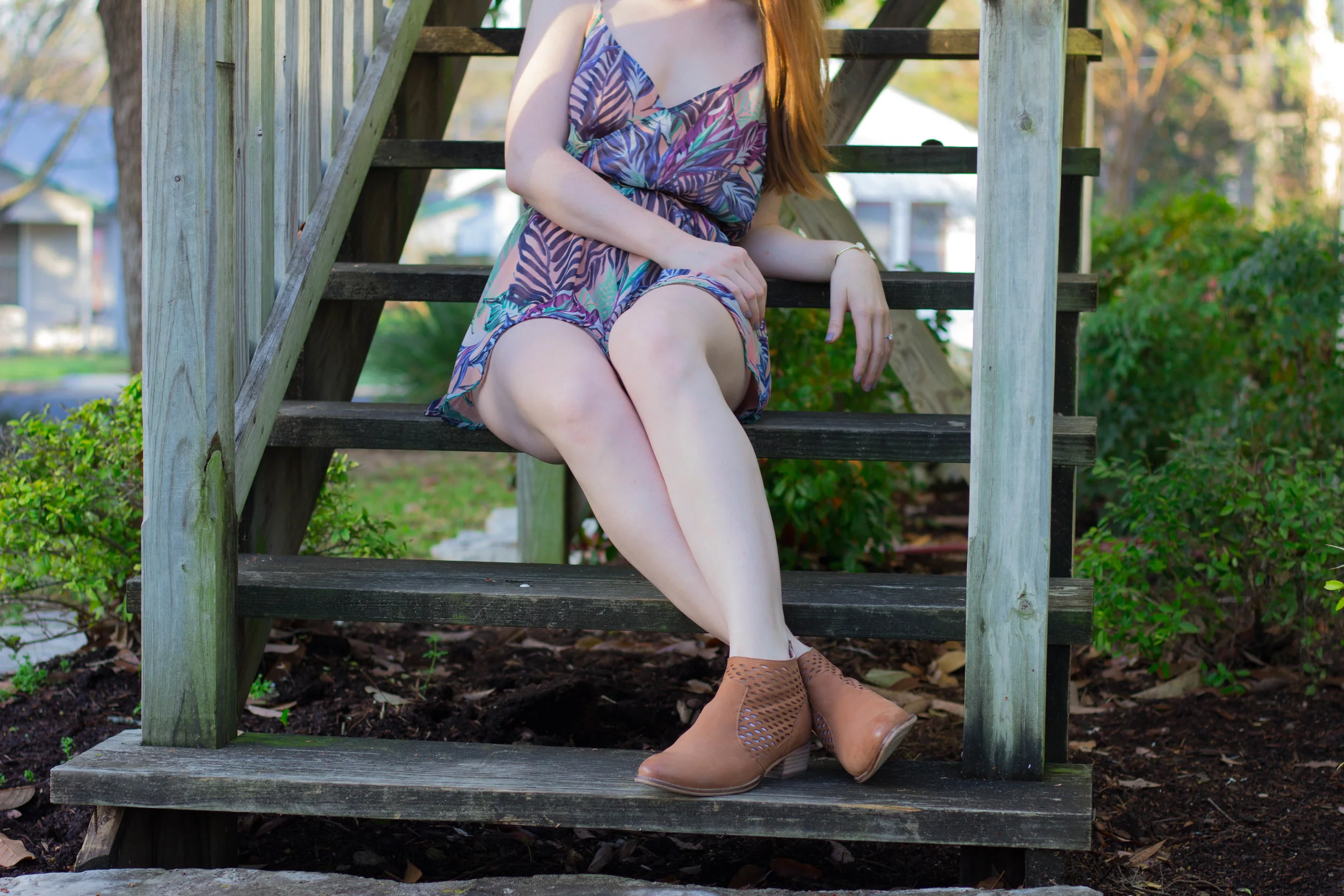 show me your mumu palm funday olympia romper, seychelles boots, kendra scott earrings, fredericksburg, texas, wine country, hill country