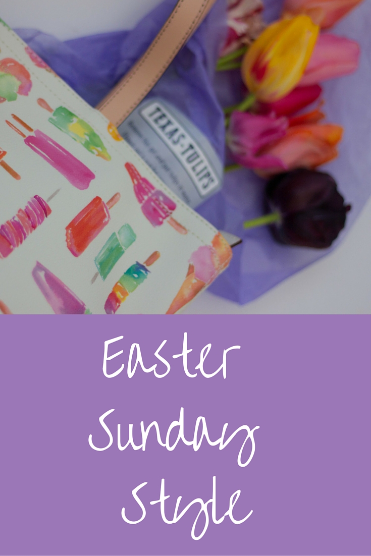 easter sunday style, kate spade, flavor of the month, texas tulips, dfw, dallas, u-pick farms