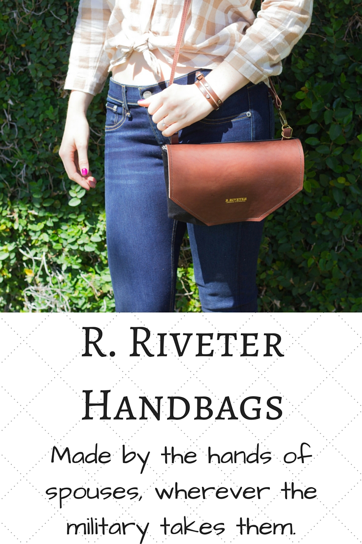 r. riveter handbags, military wife, spouse, handmade, purses, made in the usa, leather, shark tank