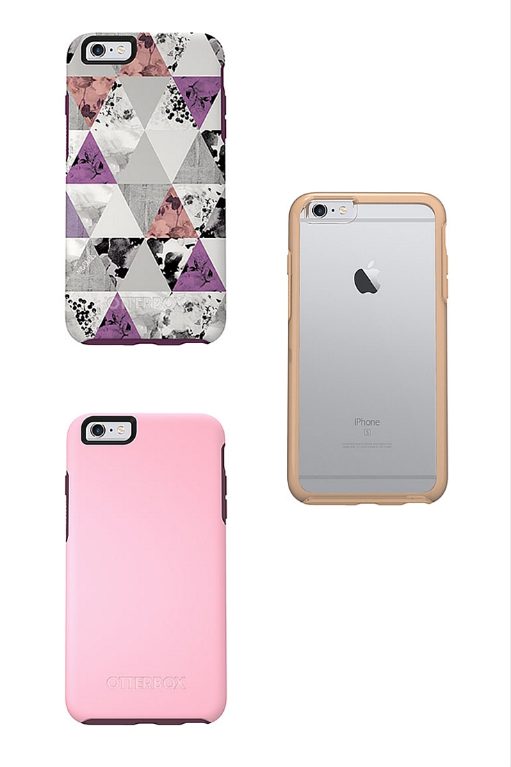 otterbox, symmetry case, clear phone case, iphone 6s plus
