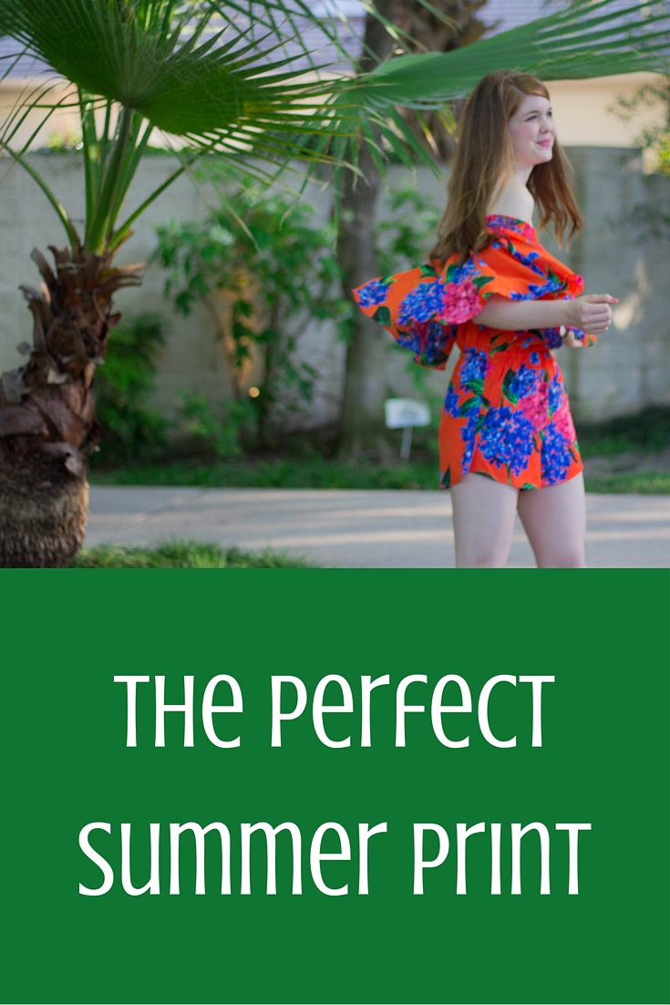 the perfect summer print, show me your mumu bahama bloom, floral off the shoulder romper