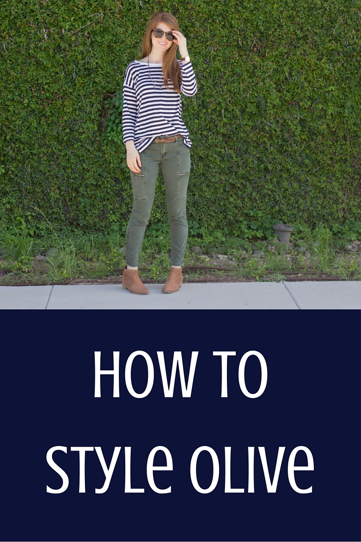 olive and stripes, how to style olive, karen walker sunglasses, loft stripe top, seychelles booties