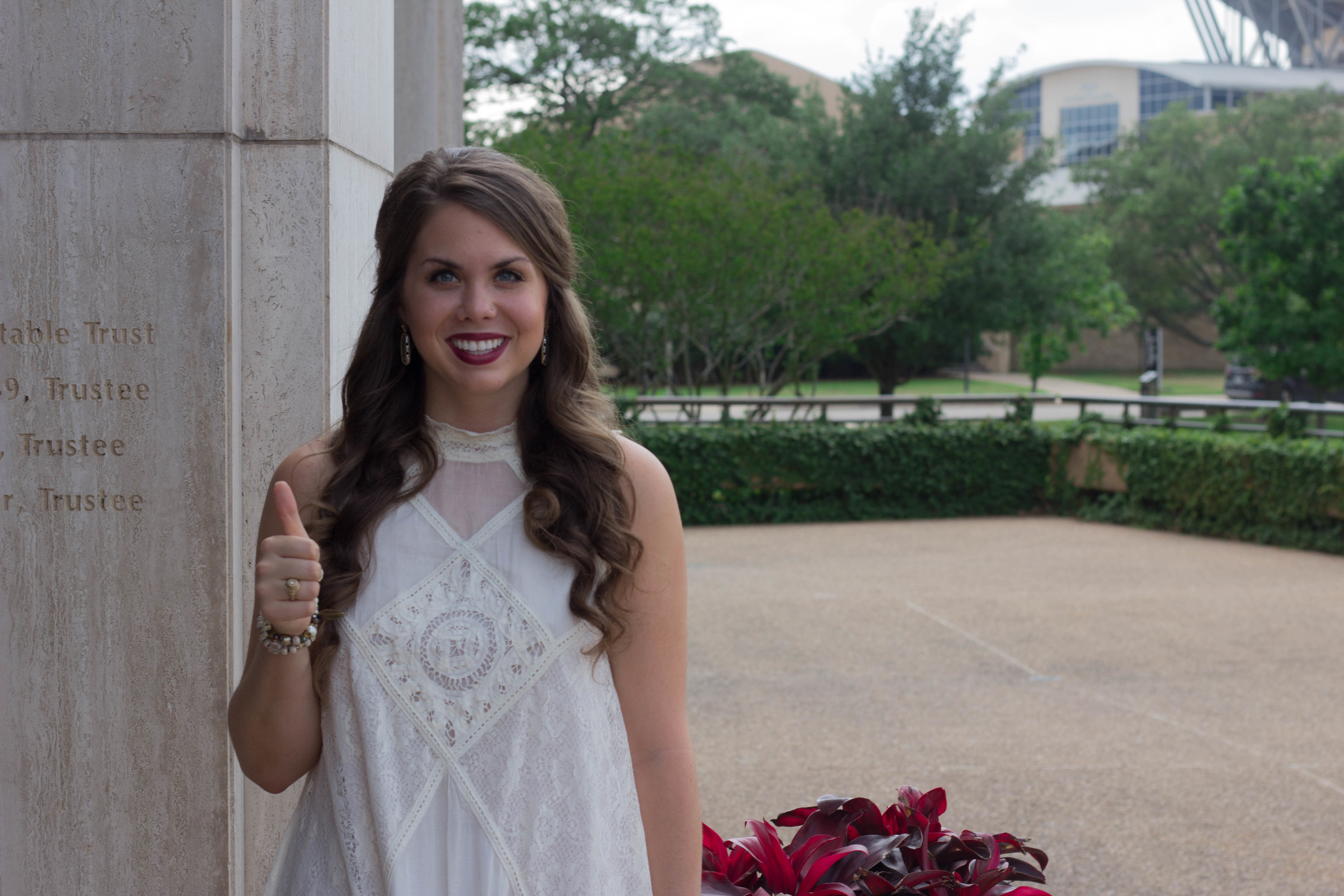free people lace swing dress, college station, things to do in college station bryan, kendra scott earrings, hullabaloo, aggies
