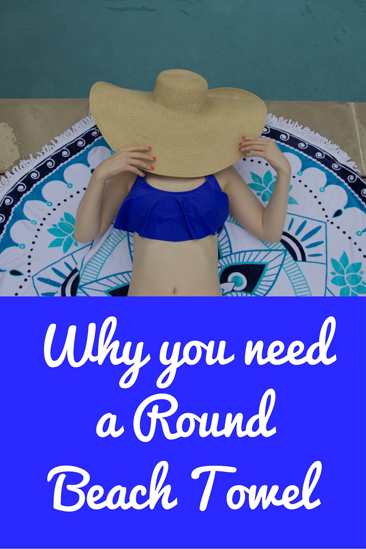 why you need a round beach towel, circle beach towel, epoch collective, australia, beach style, aqua lotus