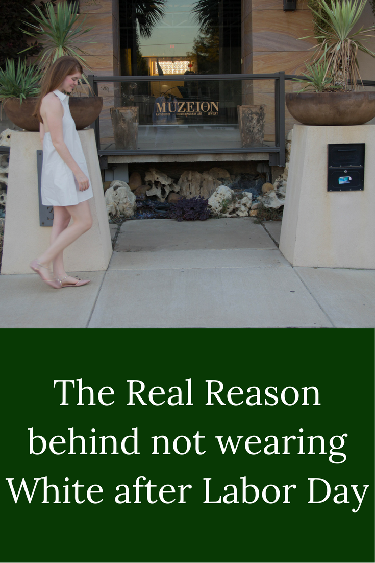 why you aren't supposed to wear white after labor day and why dallas does, labor day, easter, white, diner en blanc, dallas, france, french, tobi white halter dress