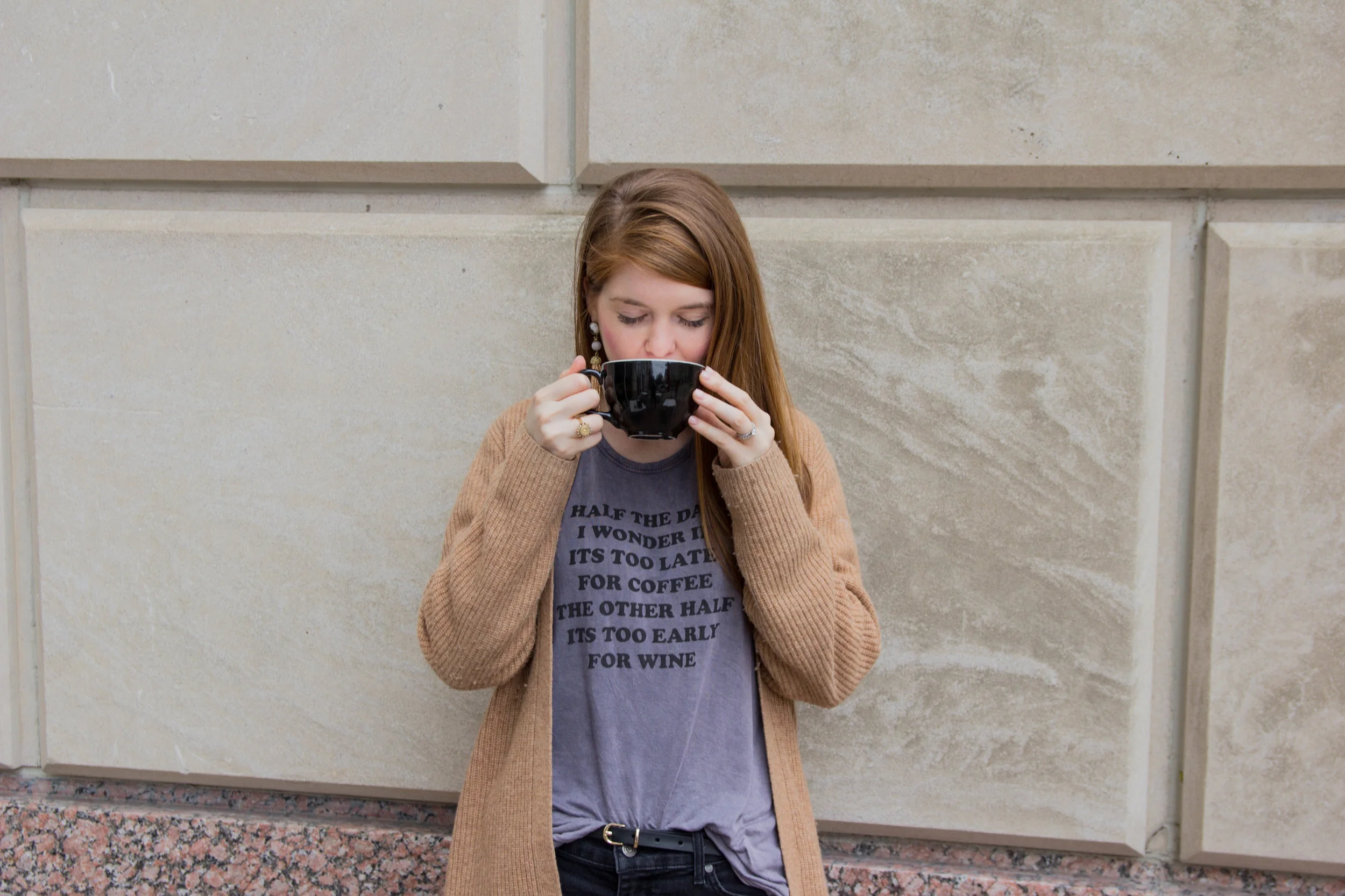 macbook tips, how i went from pc to mac, macbook 12", pink laptop, american eagle aerie don't ask why tank, j crew coat cardigan, long sweater, madewell distressed black jeans, baublebar tassel earrings, mac user, ascension coffee, dallas