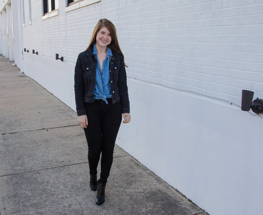 Black Denim Jacket Lments Of Style Fashion Lifestyle Blog
