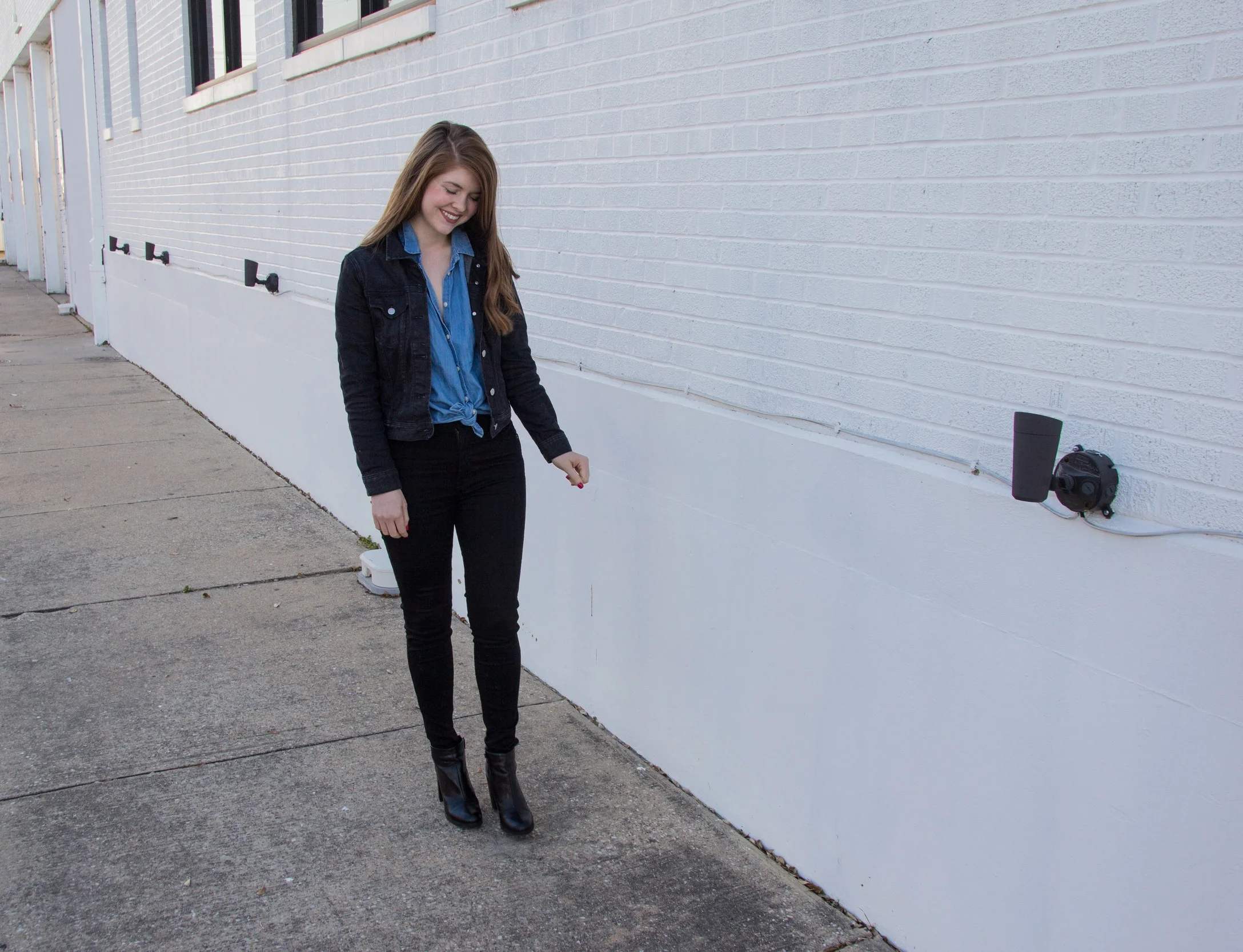 madewell black denim jacket