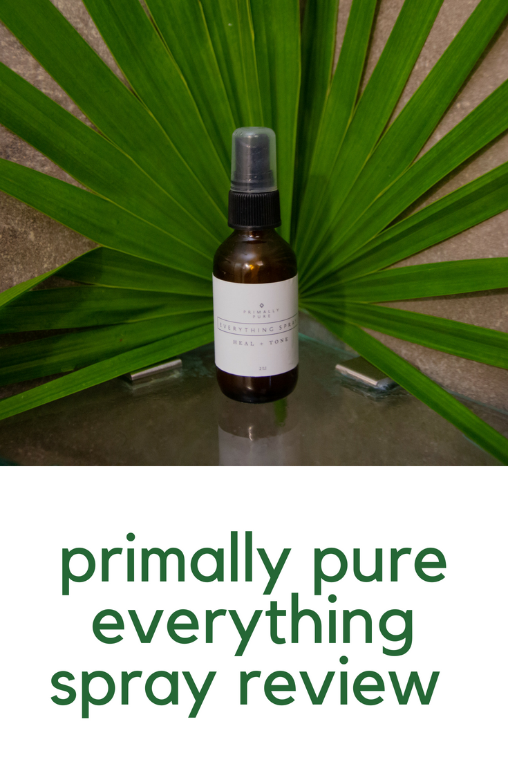primally pure, primally pure everything spray review, toner that helps with breakouts, toner for acne prone skin, cruelty-free beauty, non-toxic skincare, lments of style, ellespann