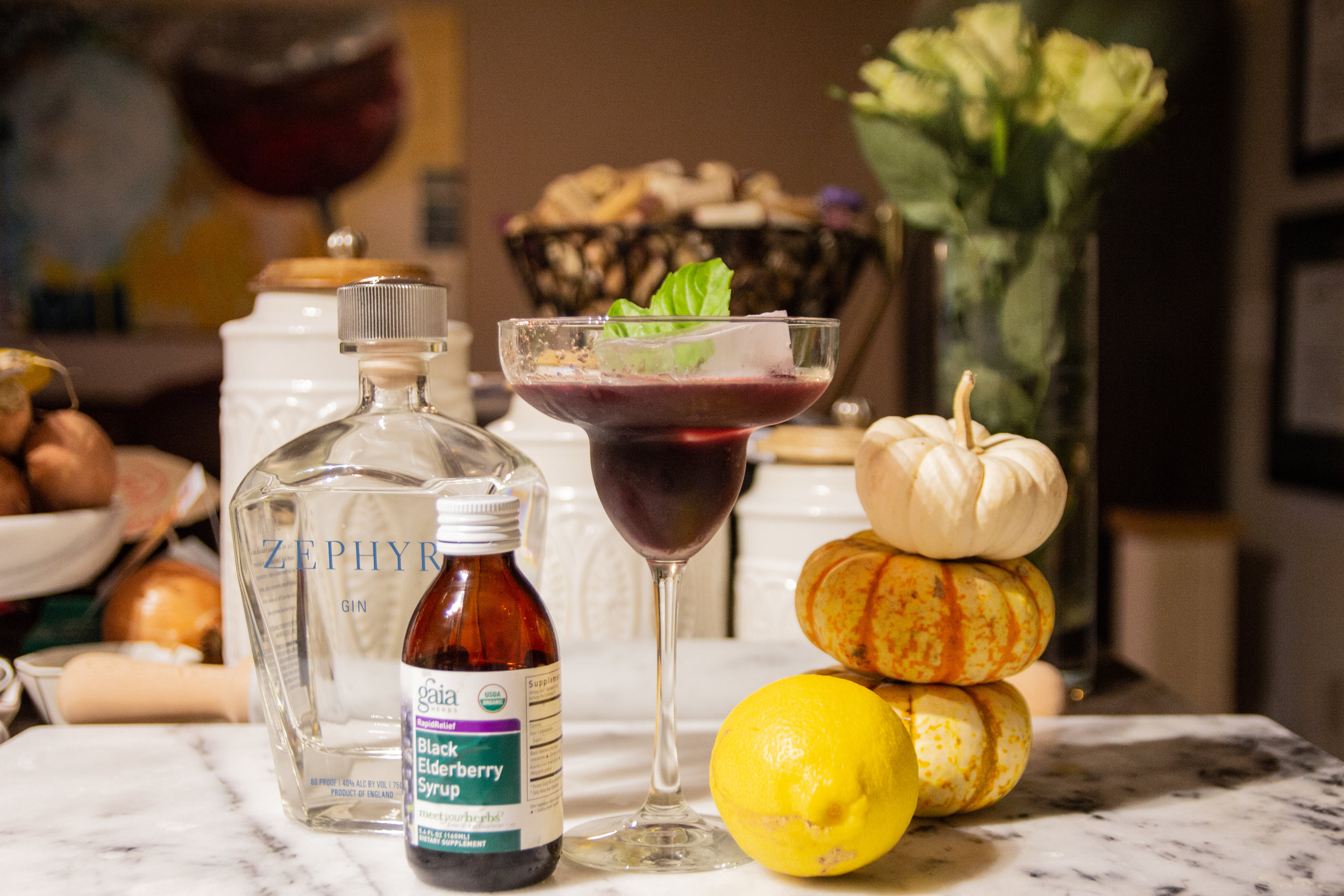 zephyr gin, elderberry syrup, flu fighting cocktail, flu remedies, gin that actually tastes good, holiday cocktails