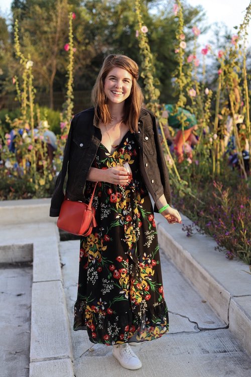 Styling Your Floral Maxi Dress for Fall