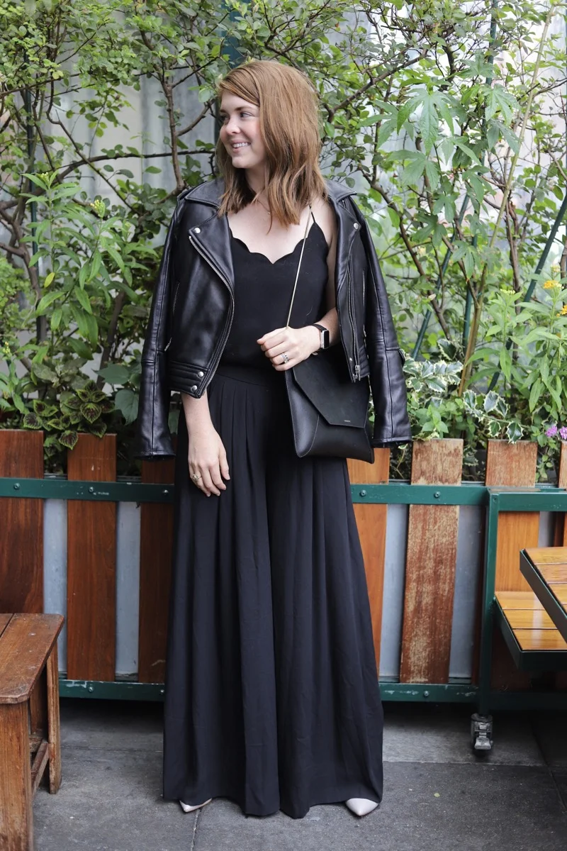 the art of versatility senreve envelope clutch styled 3 ways, leather laptop sleeve case, black leather clutch, senreve review, lments of style, san francisco, ellemulenos
