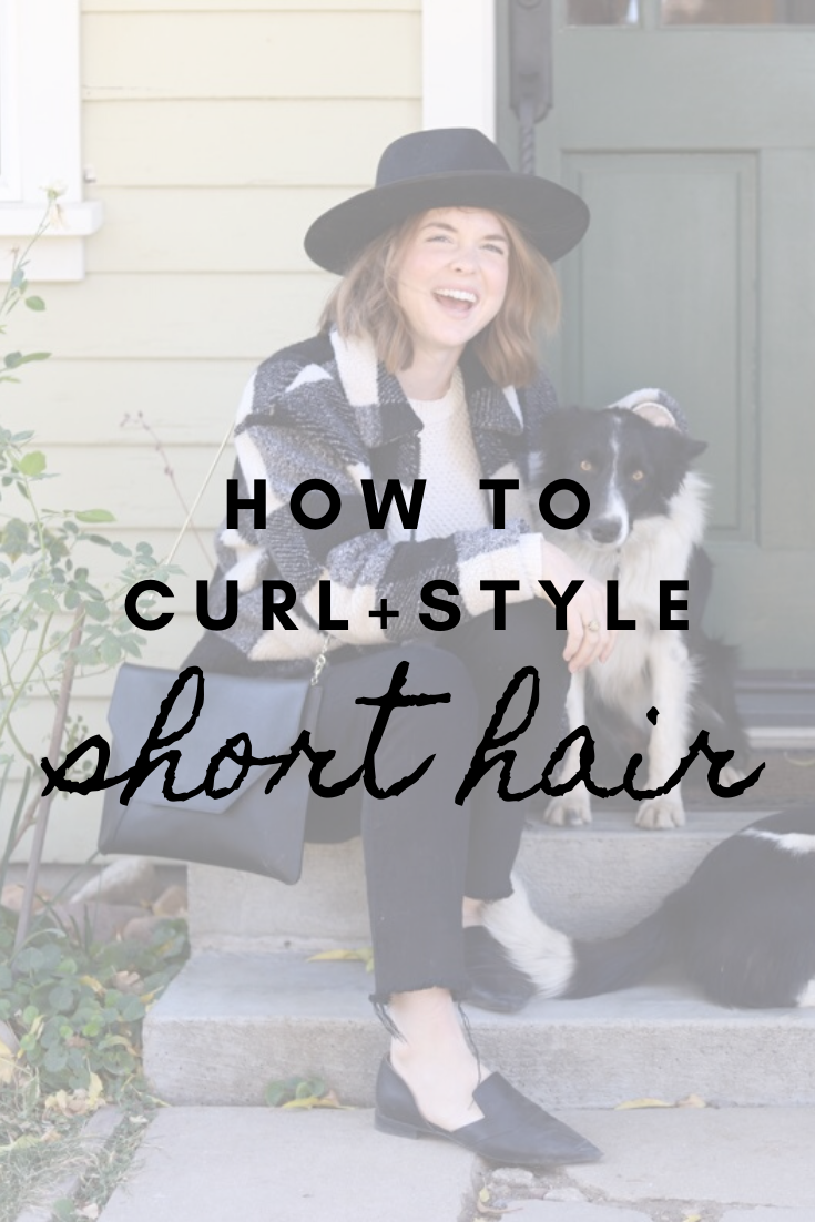 Get Ready With Me How To Curl And Style Short Hair Lments Of