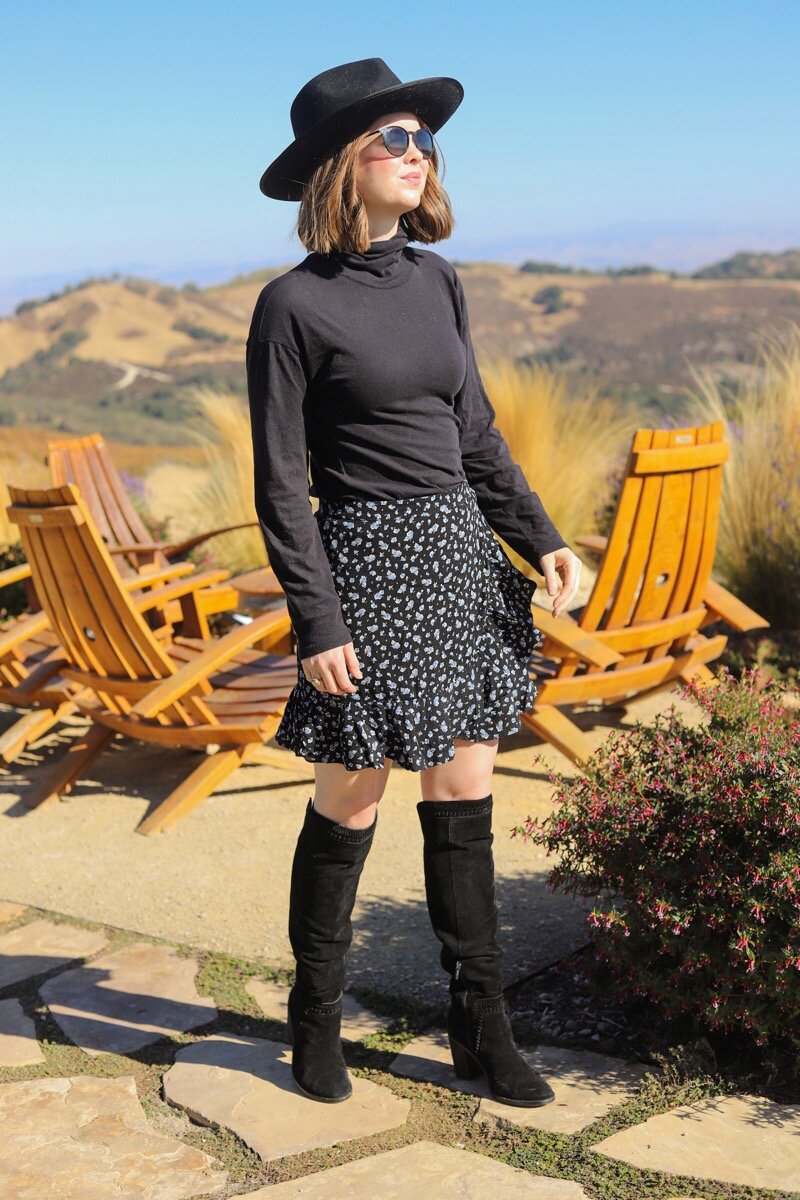 The Art of Versatility: Blue Floral Skirt Styled 3 Ways