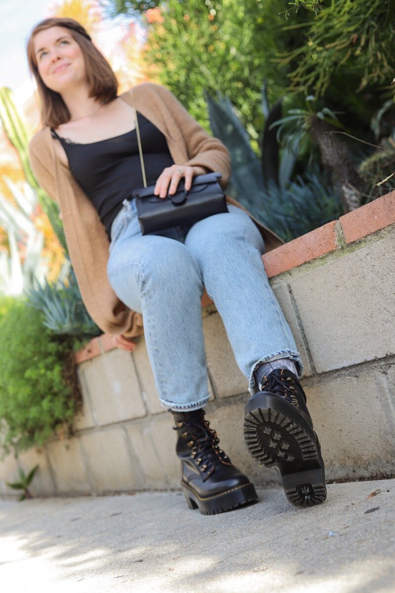 are dr. marten boots true to size, sizing, doc martens, leona boot, platform, lments of style, la blogger, los angeles blogger, quality, are they worth the money, combat boots, clunky ankle boots
