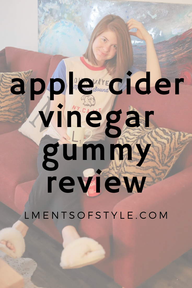 goli apple cider vinegar gummy review, lments of style, ellemulenos, acv, apple cider vinegar gummy, benefits, does it actually work
