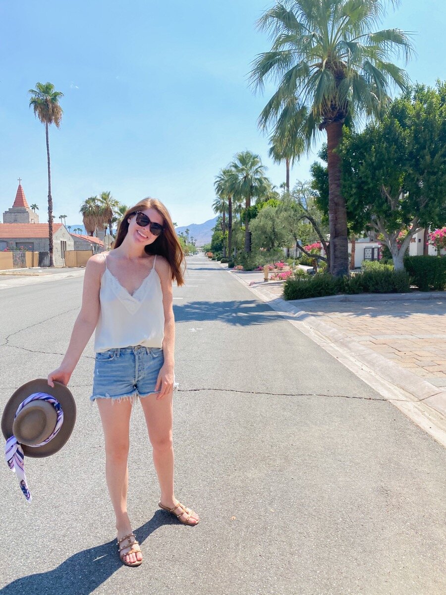 week in palm springs during the off-season, what to do in palm springs, is it too hot to go to palm springs in the summer, palm springs travel guide, lments of style, la blogger, travel blogger, vrbo rental house