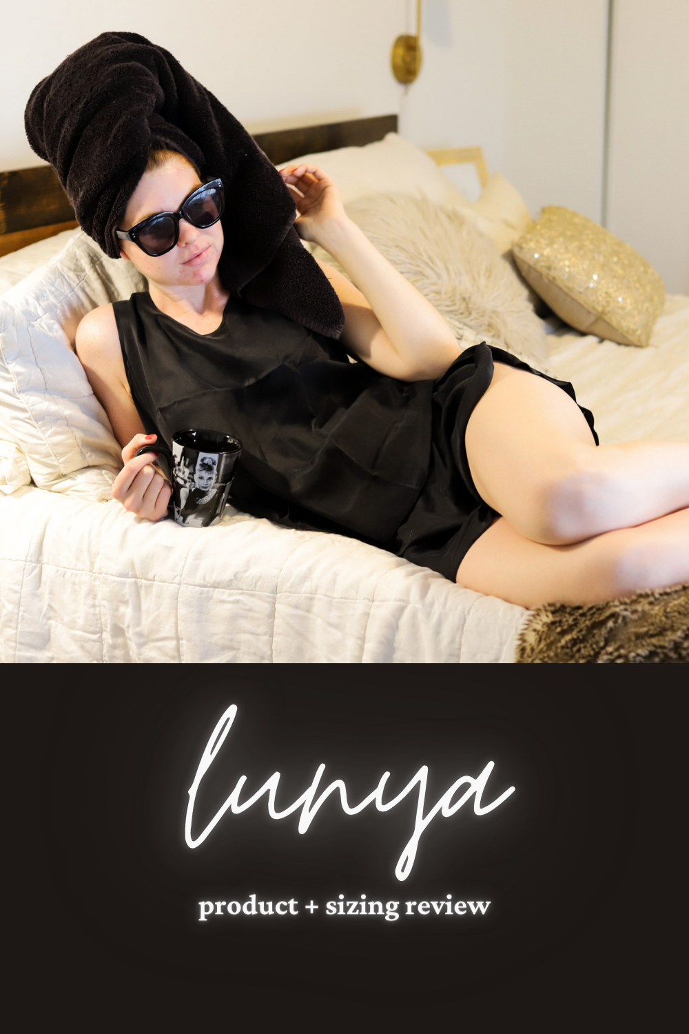 lments of style, lunya sizing and product review, silk sleepwear, washable silk review, la blogger, what size to get, runs large, is it worth the price money