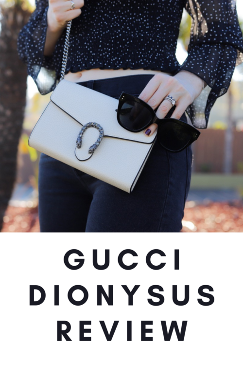 Dionysus mini leather chain wallet