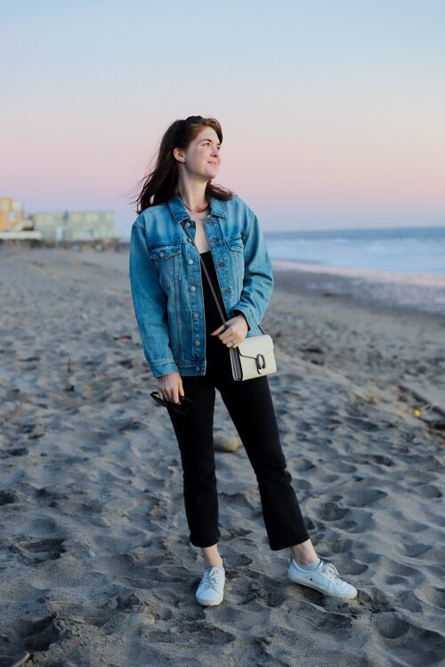 The Oversized Trucker Jean Jacket in Fitzgerald Wash